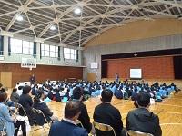 危機管理課の方の講話 危機管理課の方の講話
